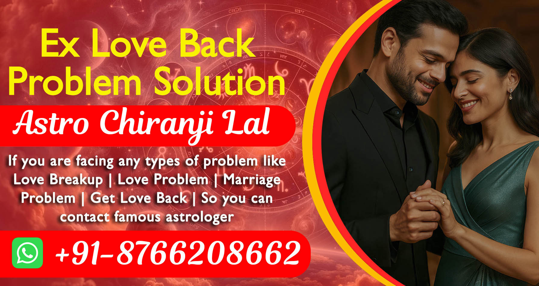 World Famous Astro Chiranji Lal +91-8766208662