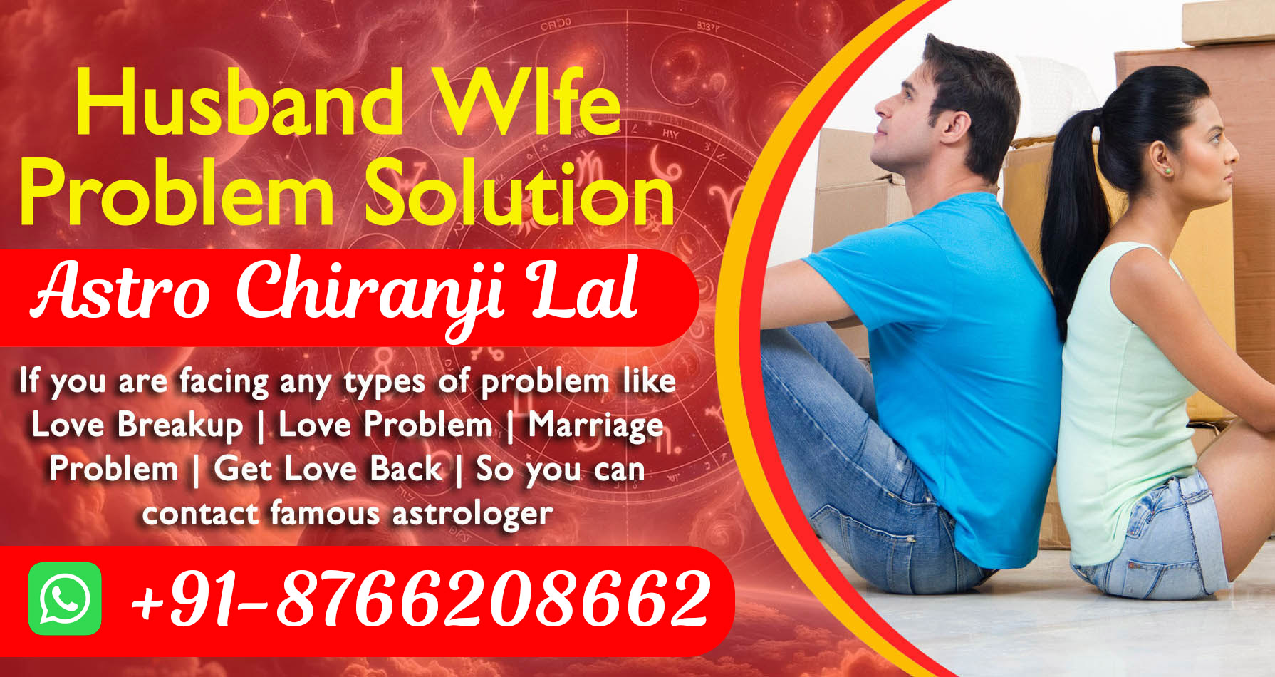 World Famous Astro Chiranji Lal +91-8766208662